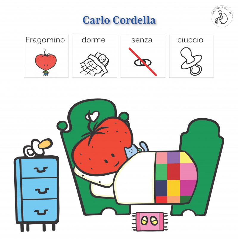 Fragomino dorme senza ciuccio