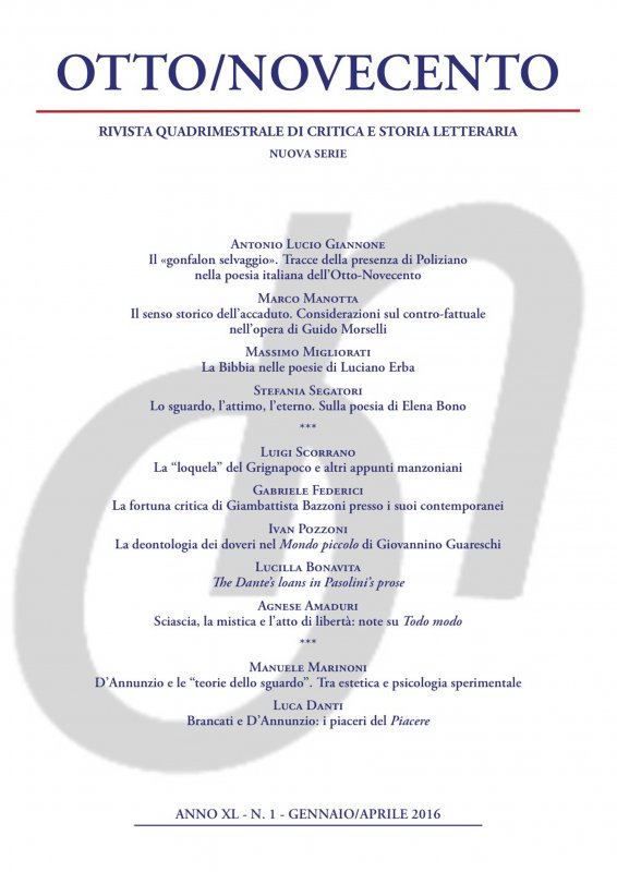 Otto/Novecento - ANNO XL N. 1/2016