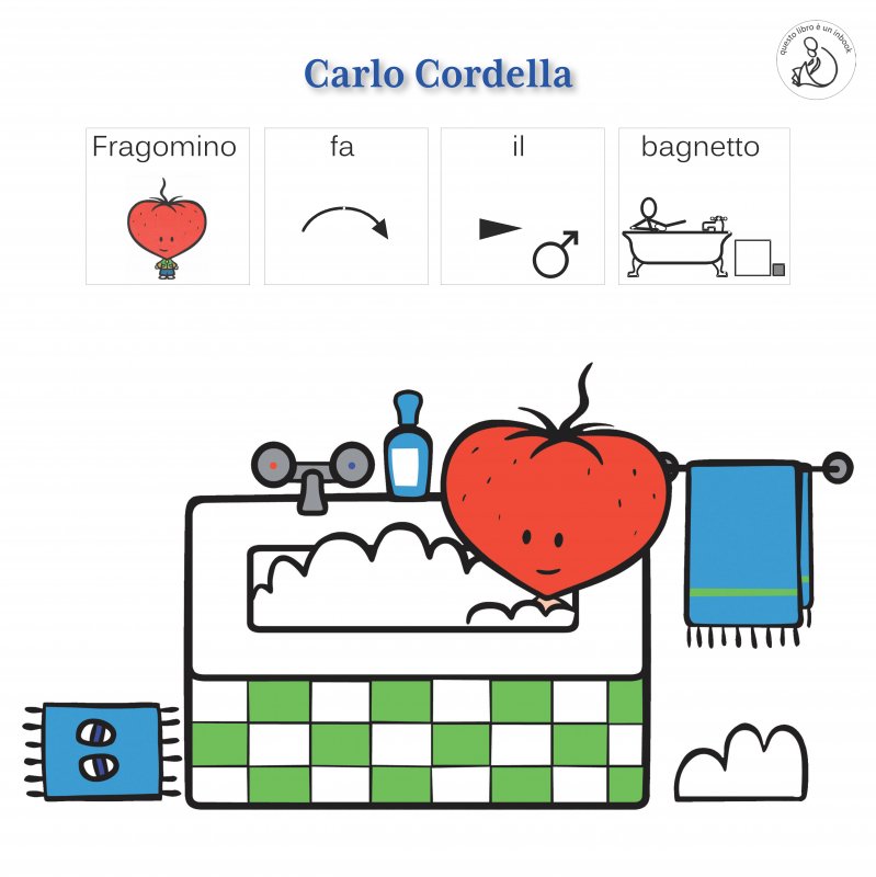 Fragomino fa il bagnetto inbook
