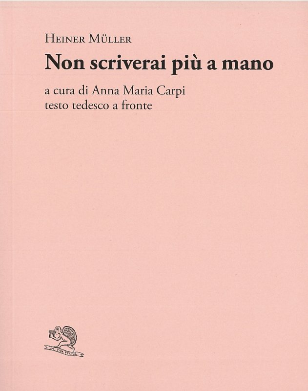 Non scriverai più a mano