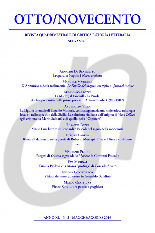 Otto/Novecento - ANNO XL N. 2/2016