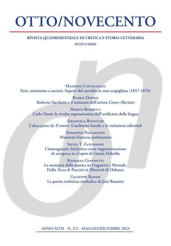 Otto/Novecento ANNO XLVII - N. 2/3