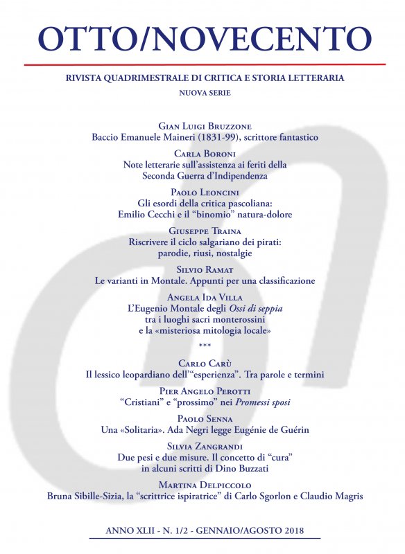 Otto/Novecento - ANNO XLII N. 1-2/2018
