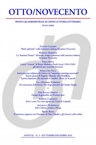 Otto/Novecento - ANNO XL N. 3/2016