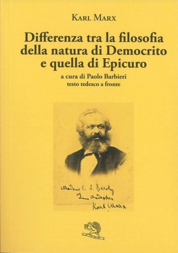 Differenza tra la filosofia della natura di Democrito e quella di Epicuro